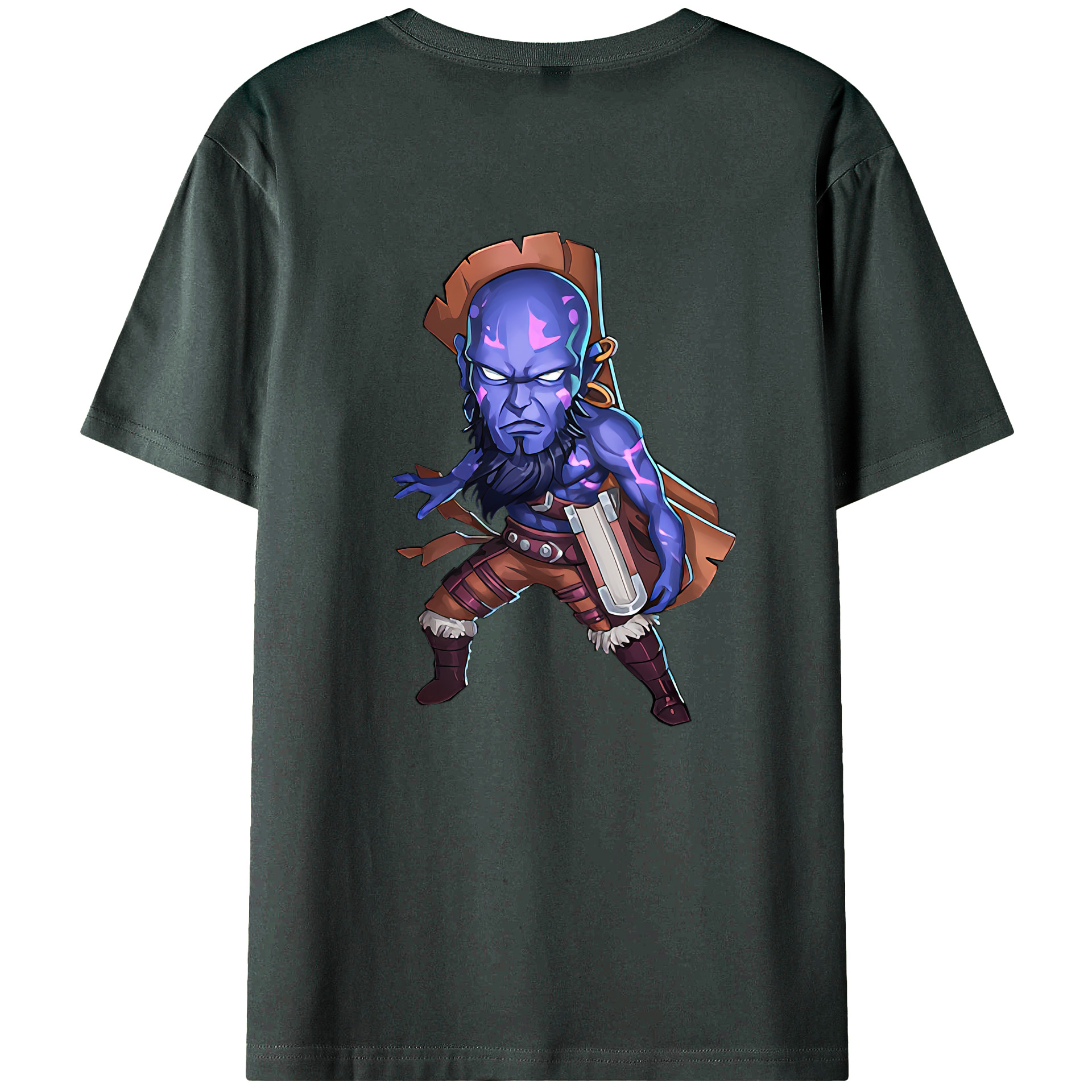 （画像用） リーグ・オブ・レジェンド League of Legends LOL 綿100％ メンズ半袖Tシャツ（バックプリント） 通気性